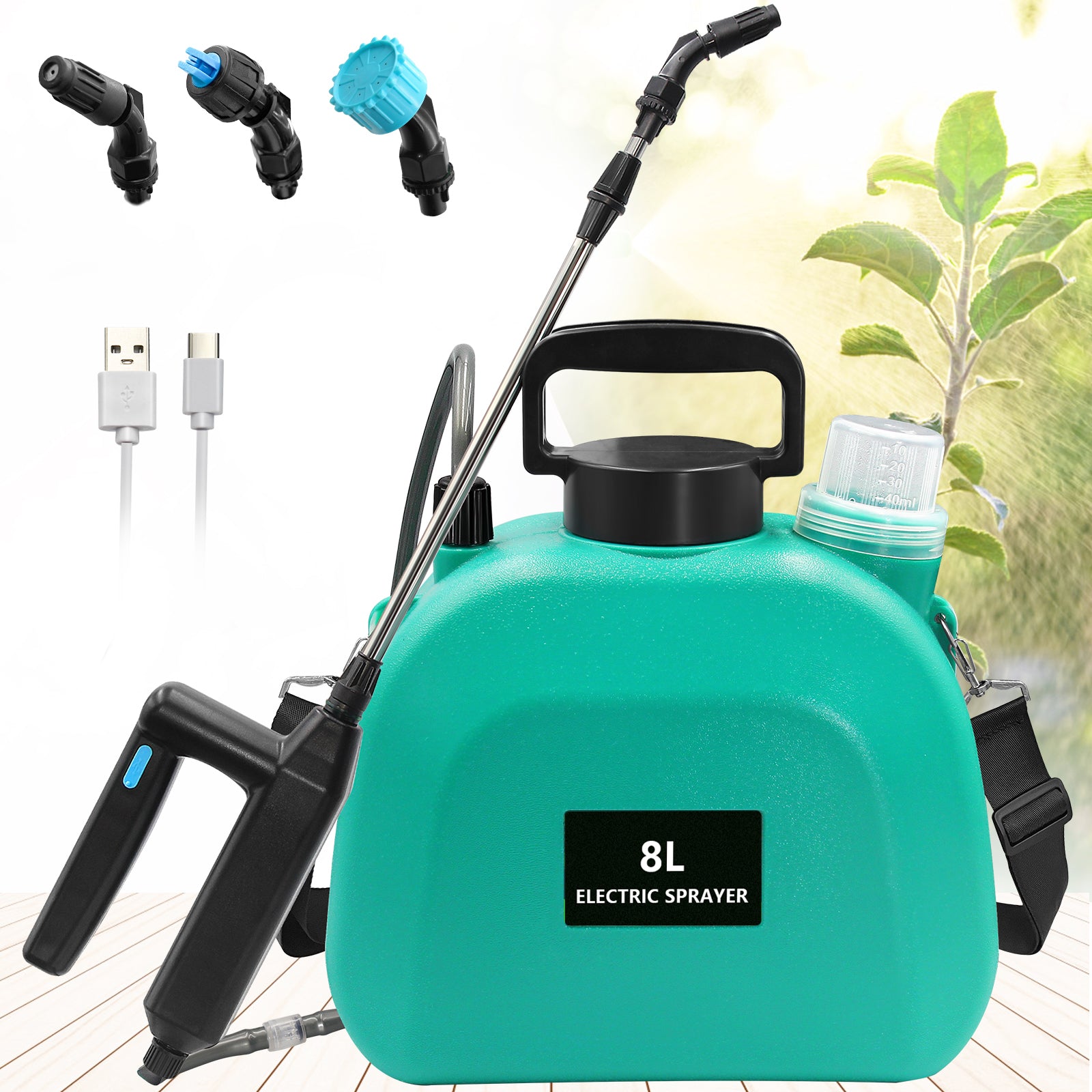 cordless garden sprayer 2 Gallon / 8L Battery Powered Garden Sprayer – Sylstar-lighting.com