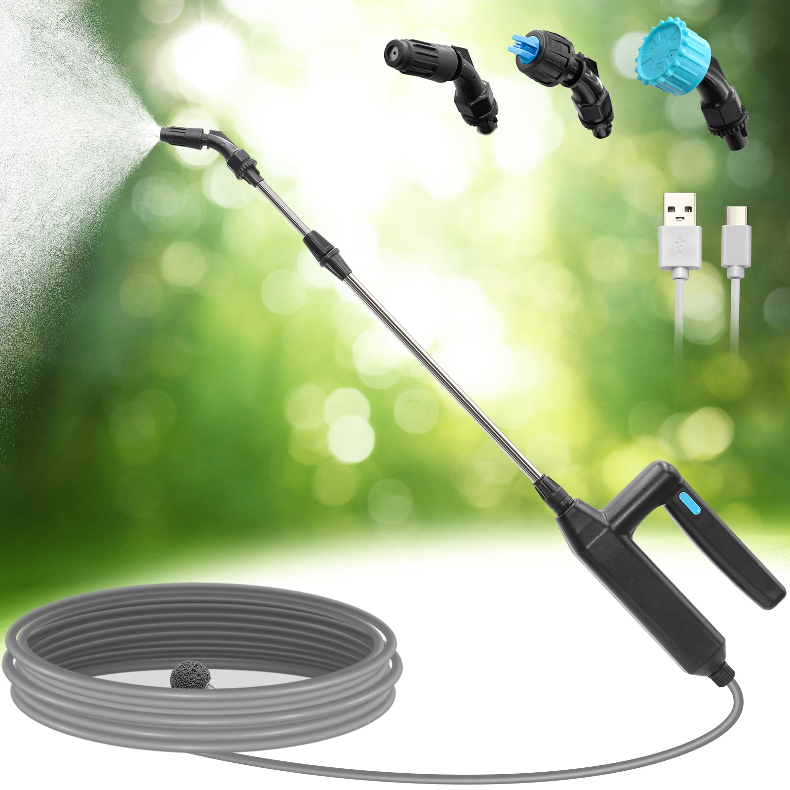Battery Powered Sprayer Wand for Garden Spraying