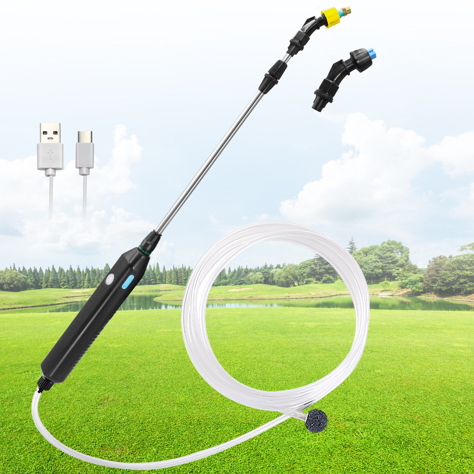 Battery Powered Sprayer Wand for Garden Spraying