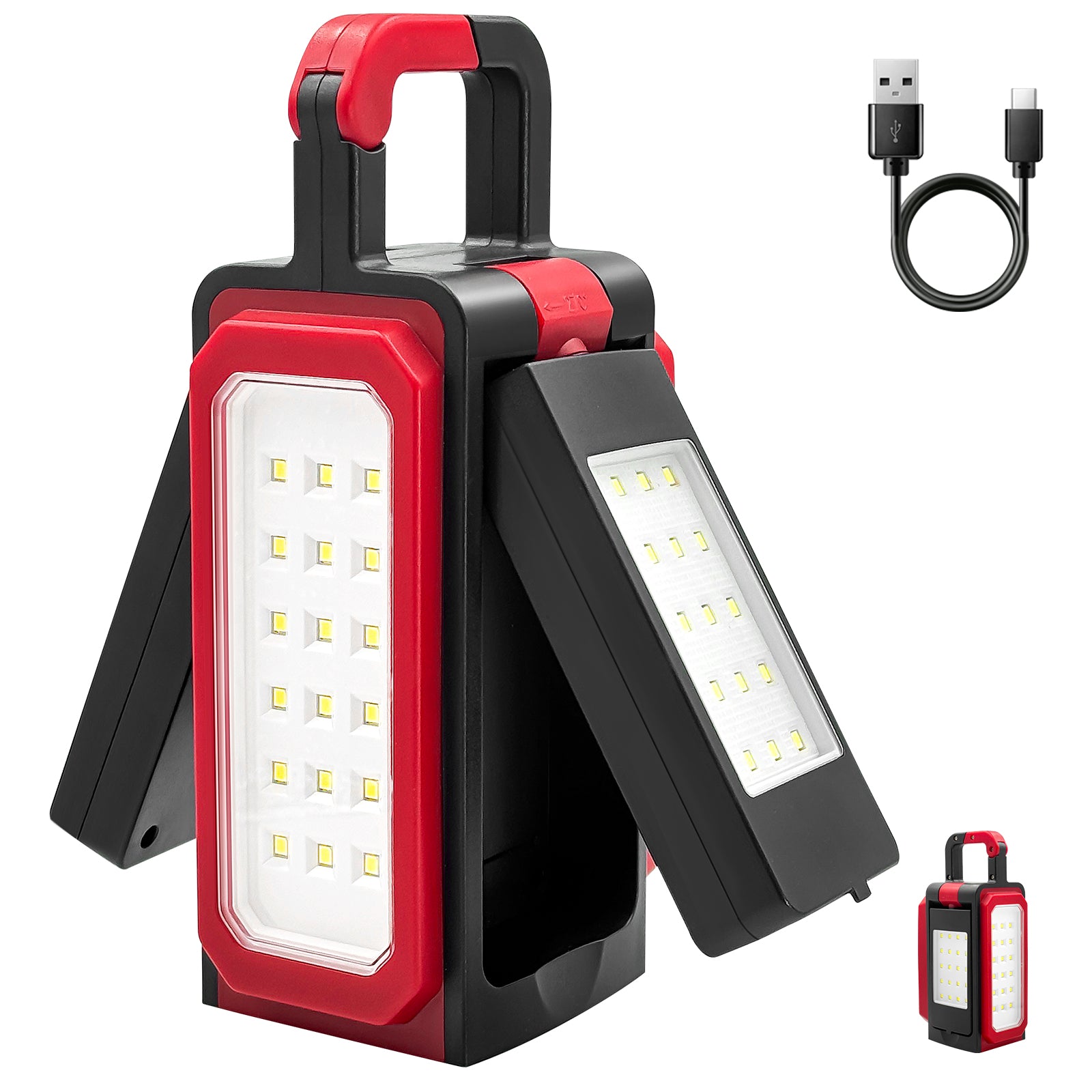 39W 3500LM Adjustable Rechargeable LED Work Light