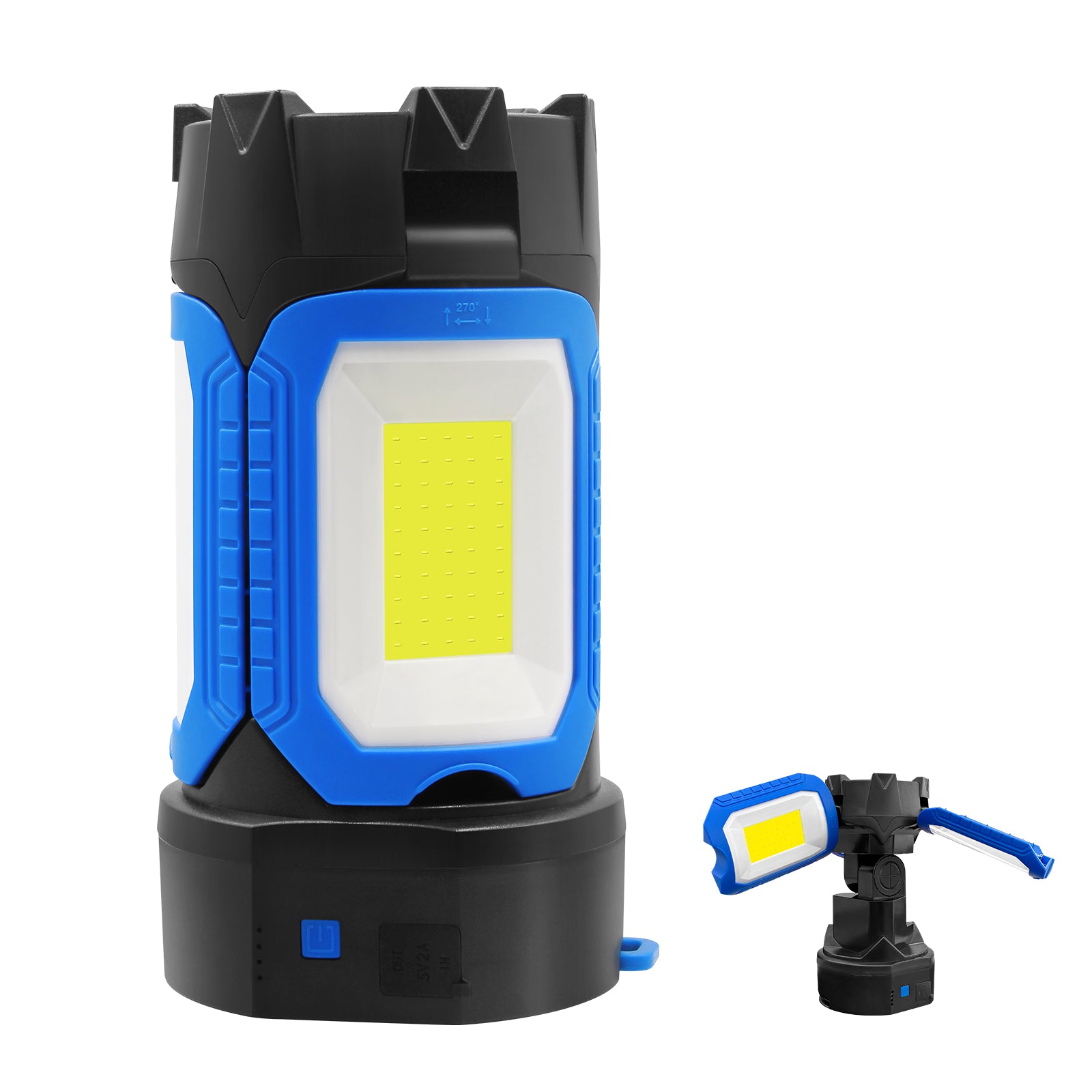 50W 5000LM Portable Three Head LED Work Light