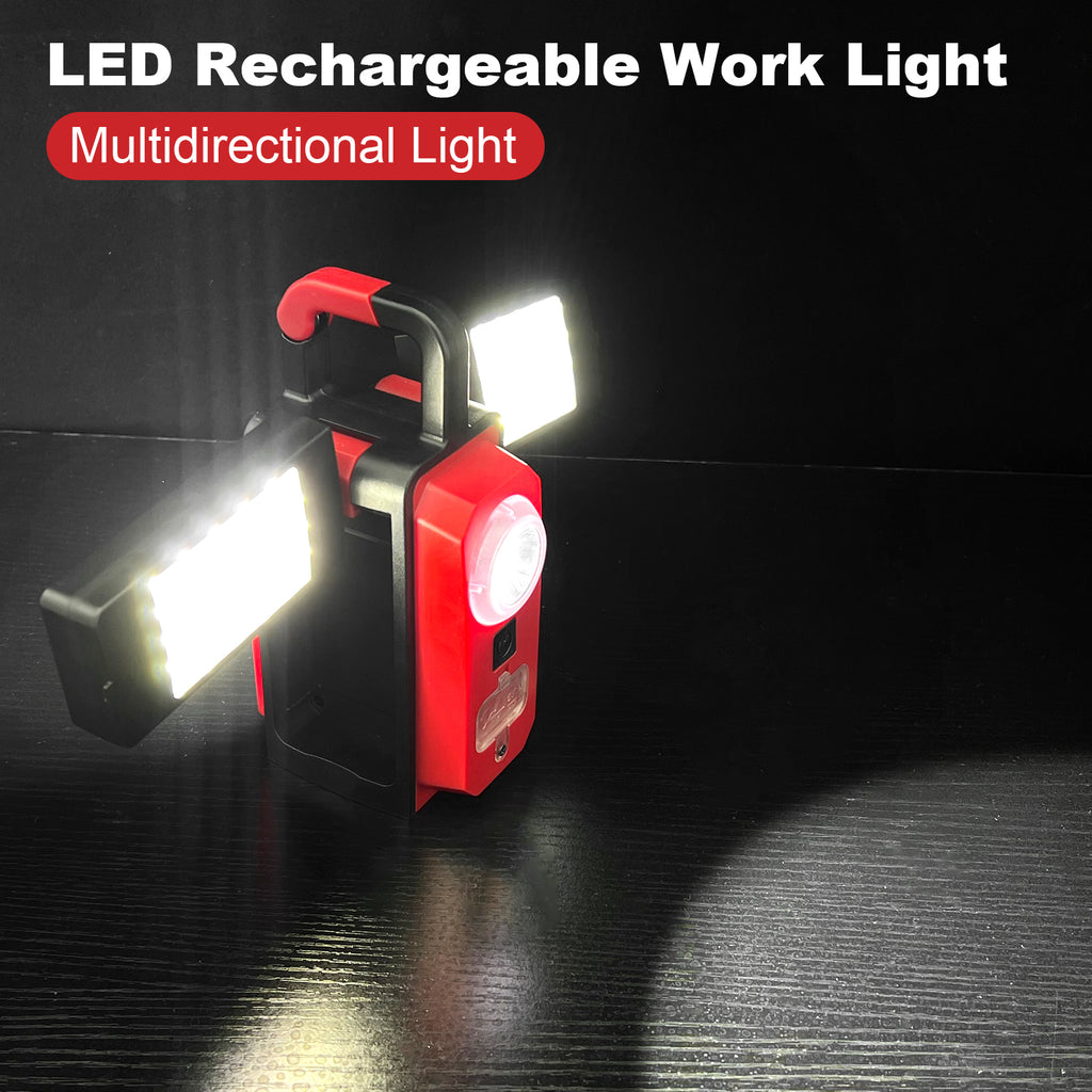 39W 3500LM Adjustable Rechargeable LED Work Light