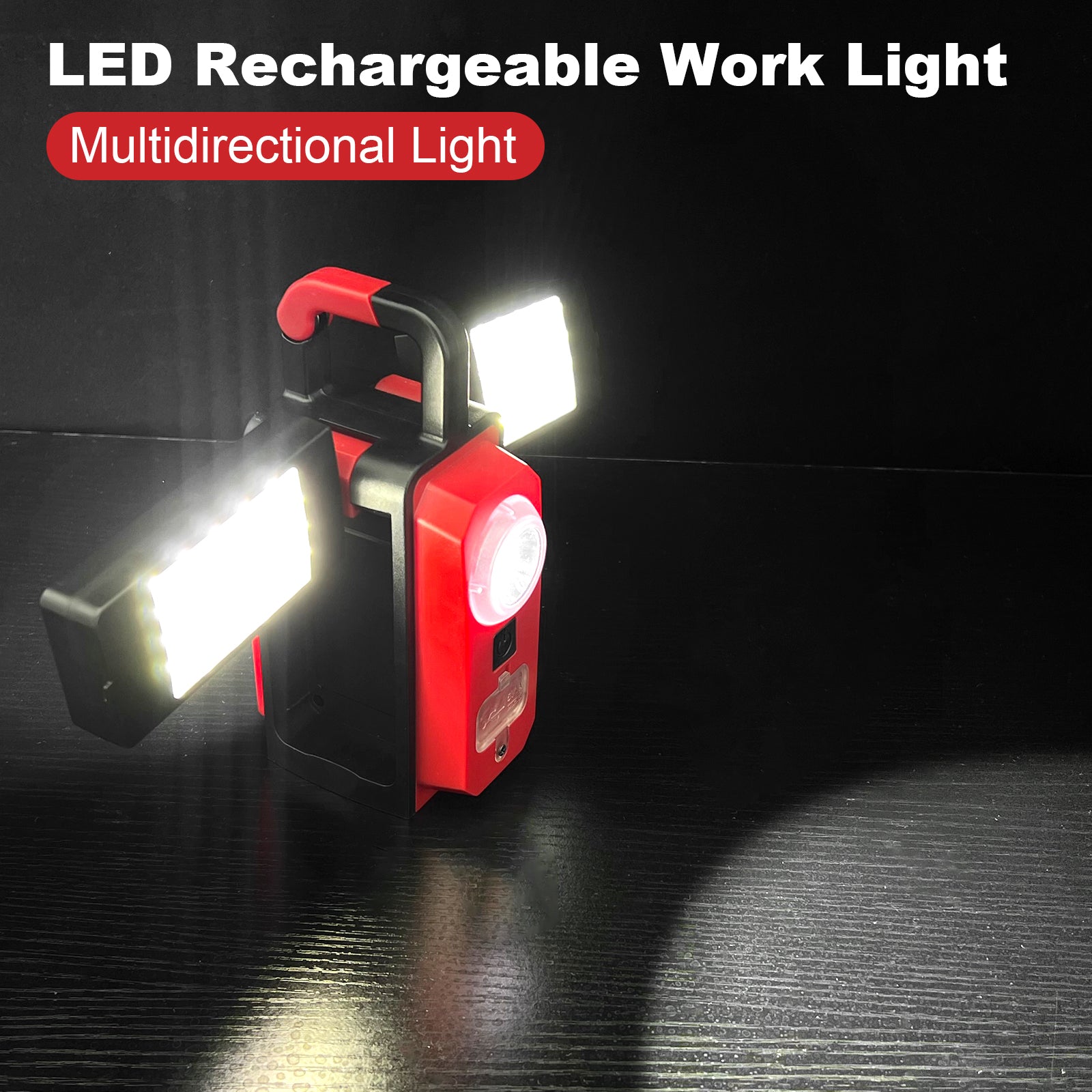 39W 3500LM Adjustable Rechargeable LED Work Light