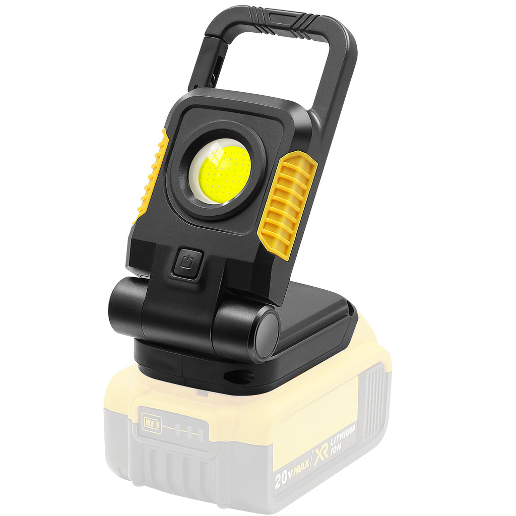 1500LM 10W Car Repair Battery Powered Work Light COB Adjustable Battery Work Light with Hook