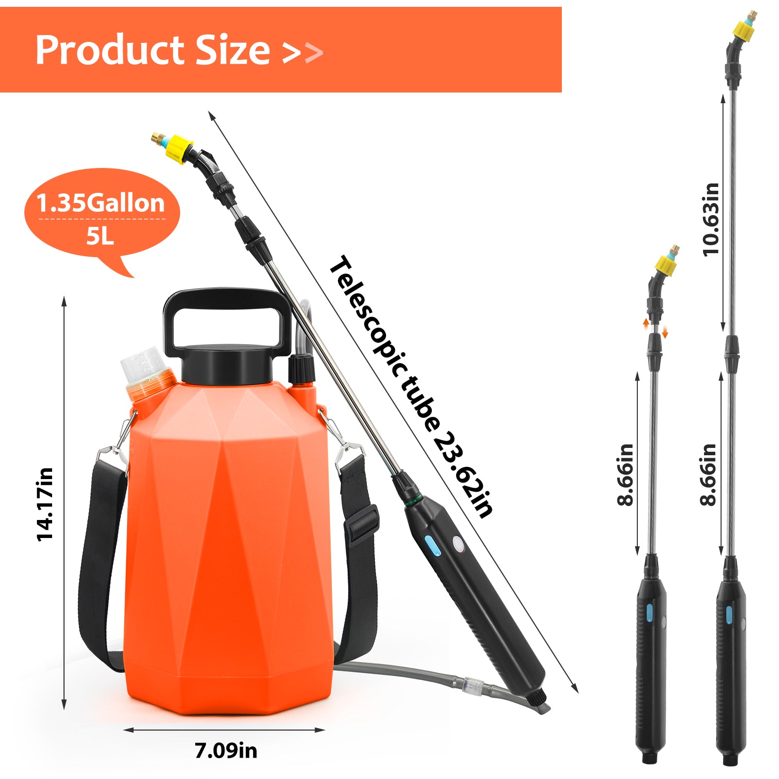 5L Battery Powered Electric Sprayer