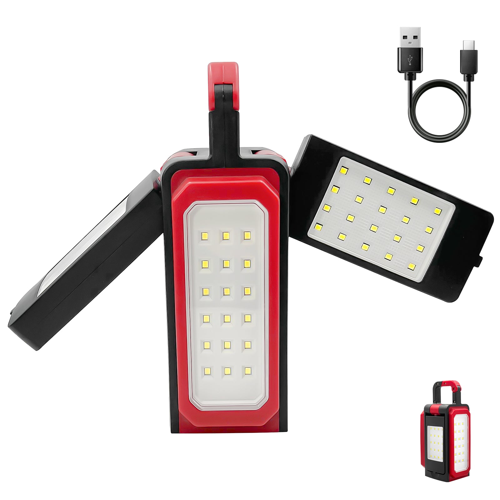39W 3500LM Adjustable Rechargeable LED Work Light