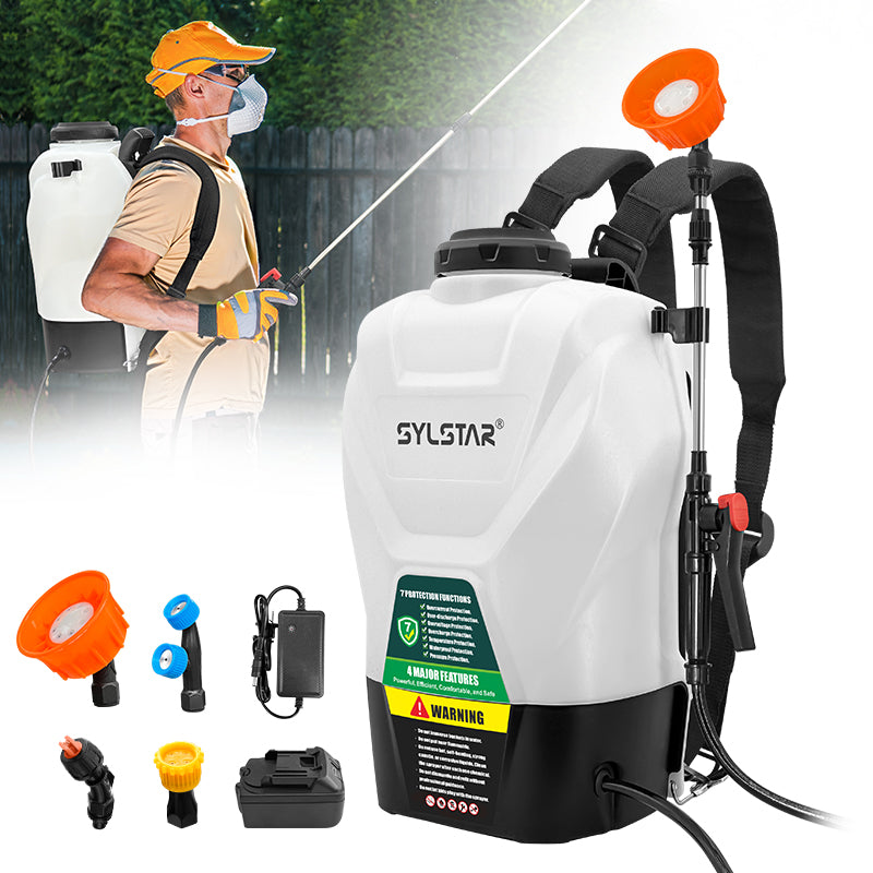Backpack Sprayer 4 Gallon Battery Powered Garden Sprayer Electric Sprayer Works with Makita 18V Battery