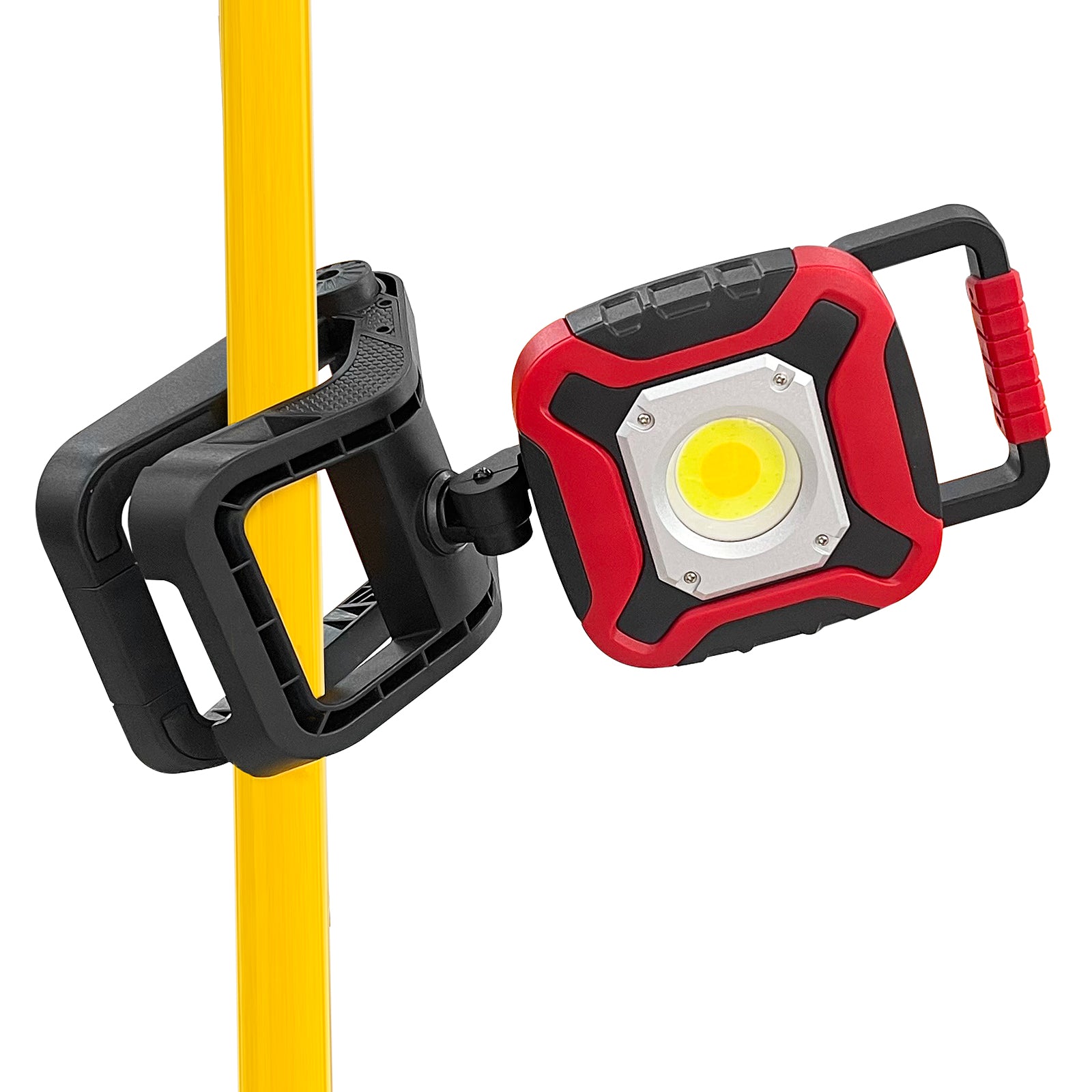 Rechargeable COB Work Light with 20W 1500LM Adjustable Brightness Magnetic Clamp Base and Power Bank