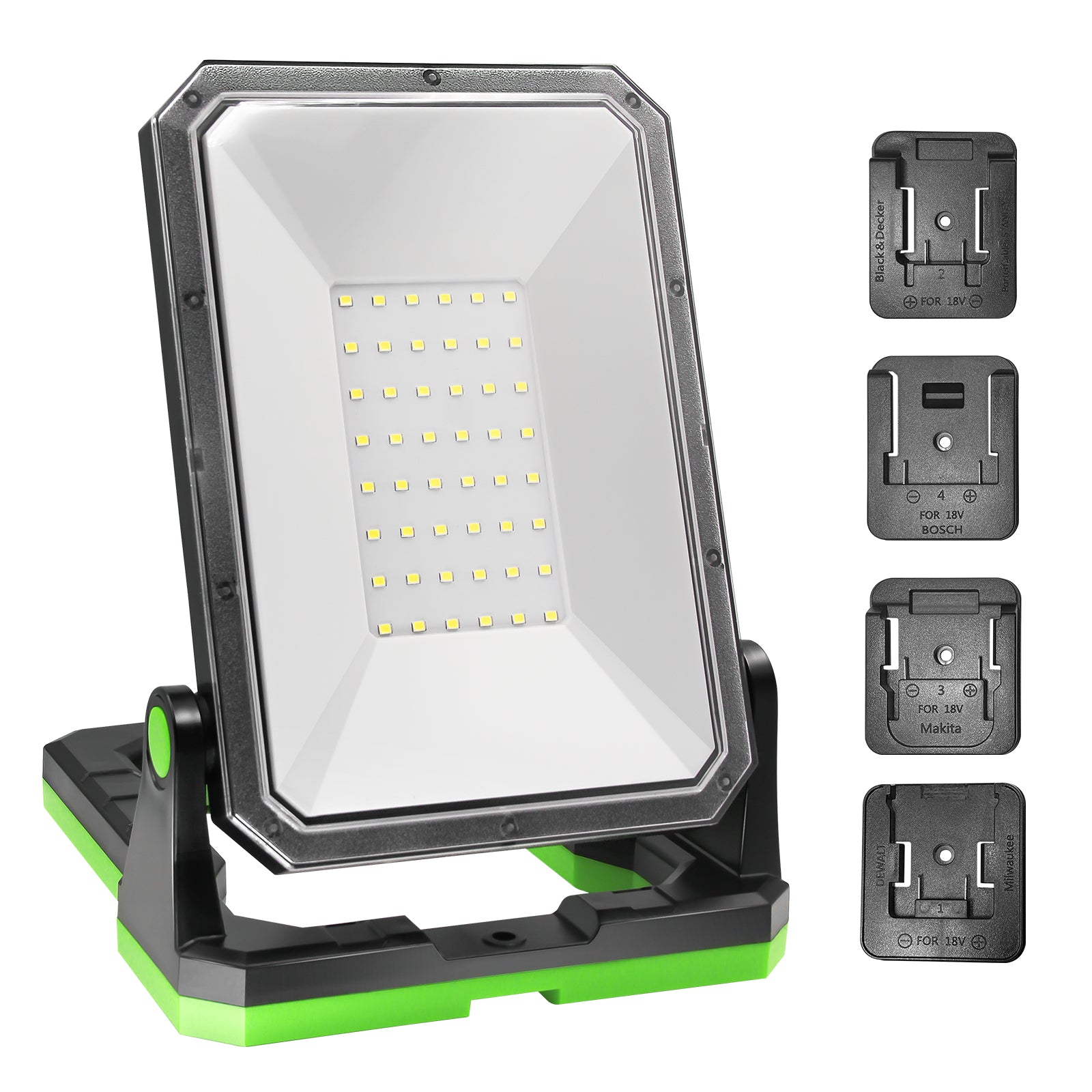 30W 3000LM Bracket Battery LED Work Light