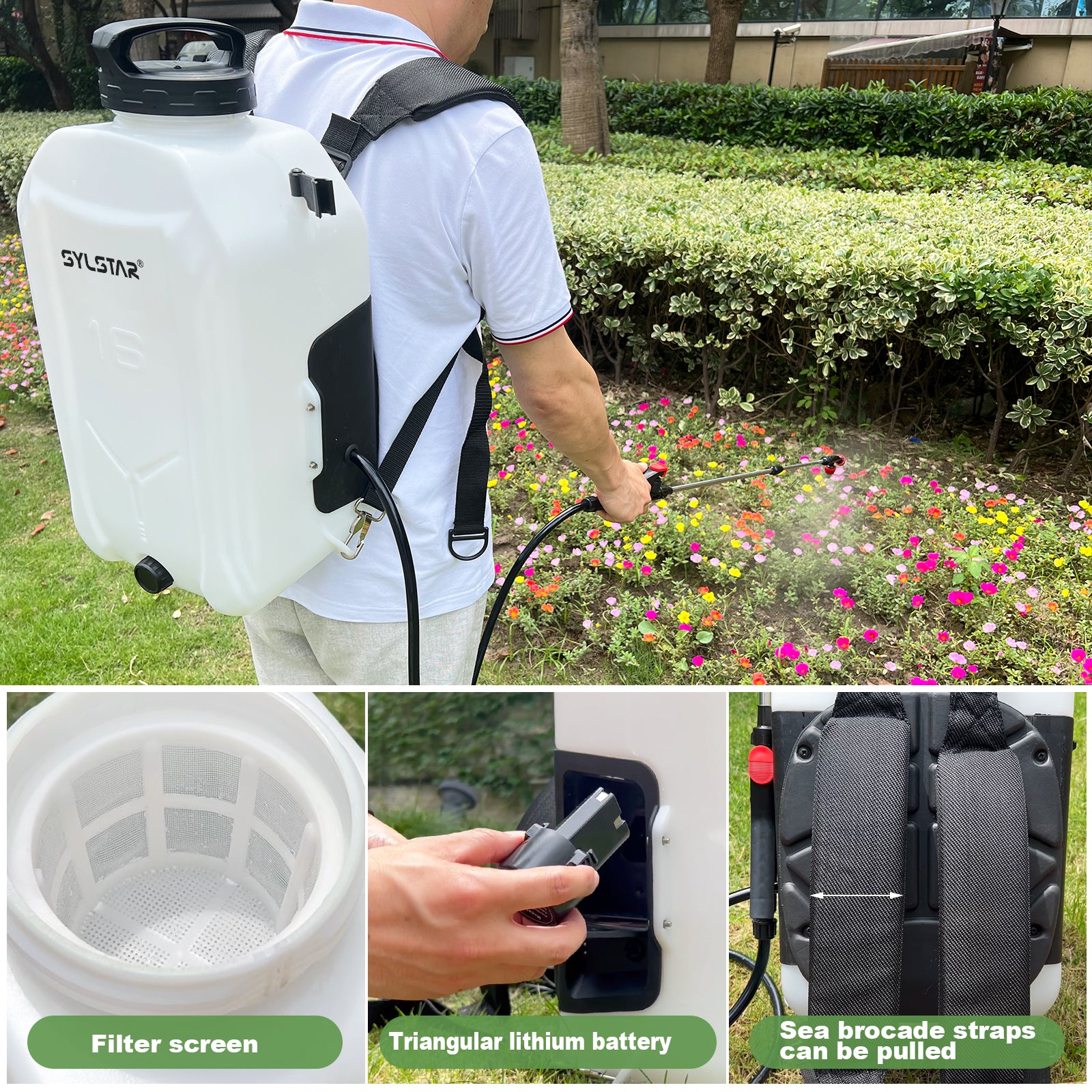 12L/16L Adjustable Battery Electric Automatic Sprayer