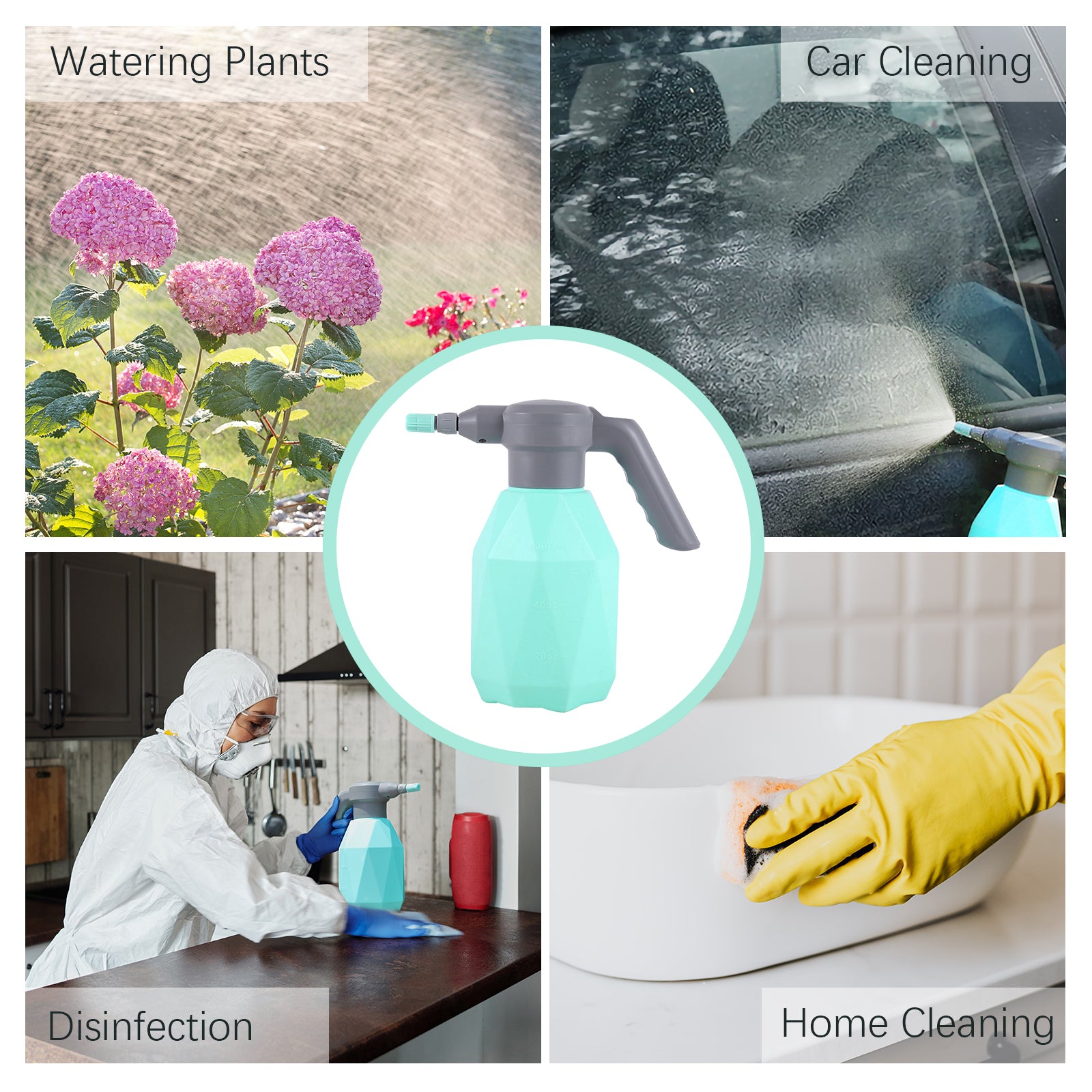 2L Rechargeable Electric Sprayer Bottle