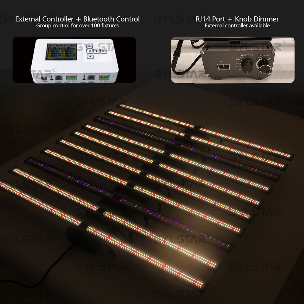 Spiderplus 1060W 12bars 860W 10bars LED Grow Light with Full spectrum Samsung LM281b, UV+IR