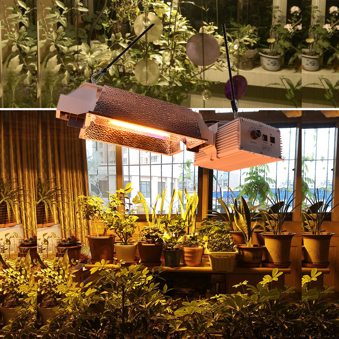 HPS 1000W Grow Lights System Kits, with 120-240V Digital Dimmable Ballast and HPS-DE 1000Watt Super Bulb