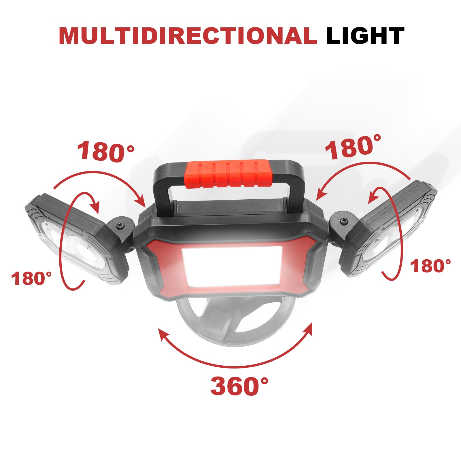 30W LED Work Light with Rechargeable Battery