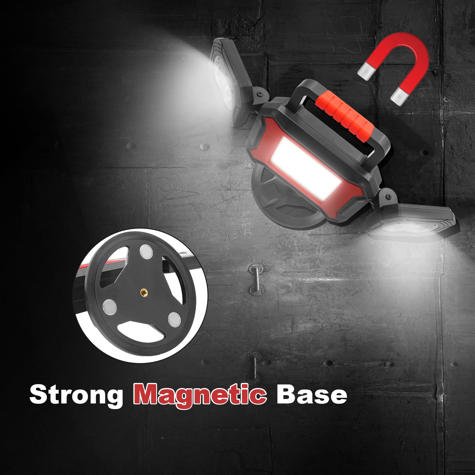 30W LED Work Light with Rechargeable Battery