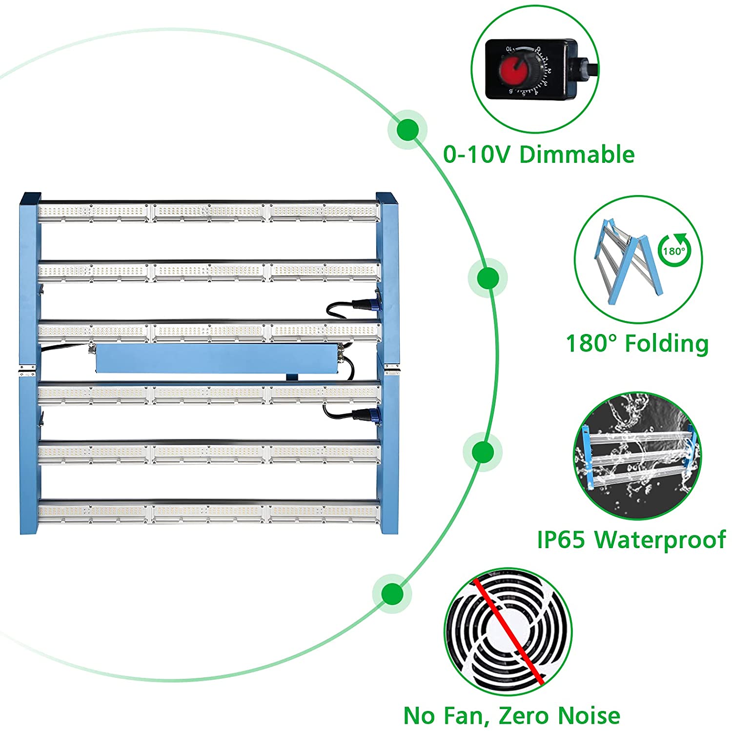 Quickstar 5000 480W LED Grow Light with Samsung Diodes