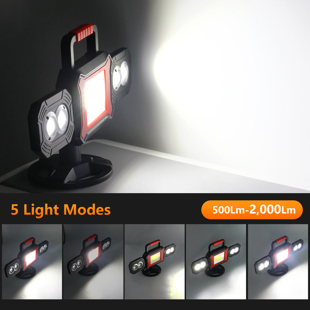 30W LED Work Light with Rechargeable Battery