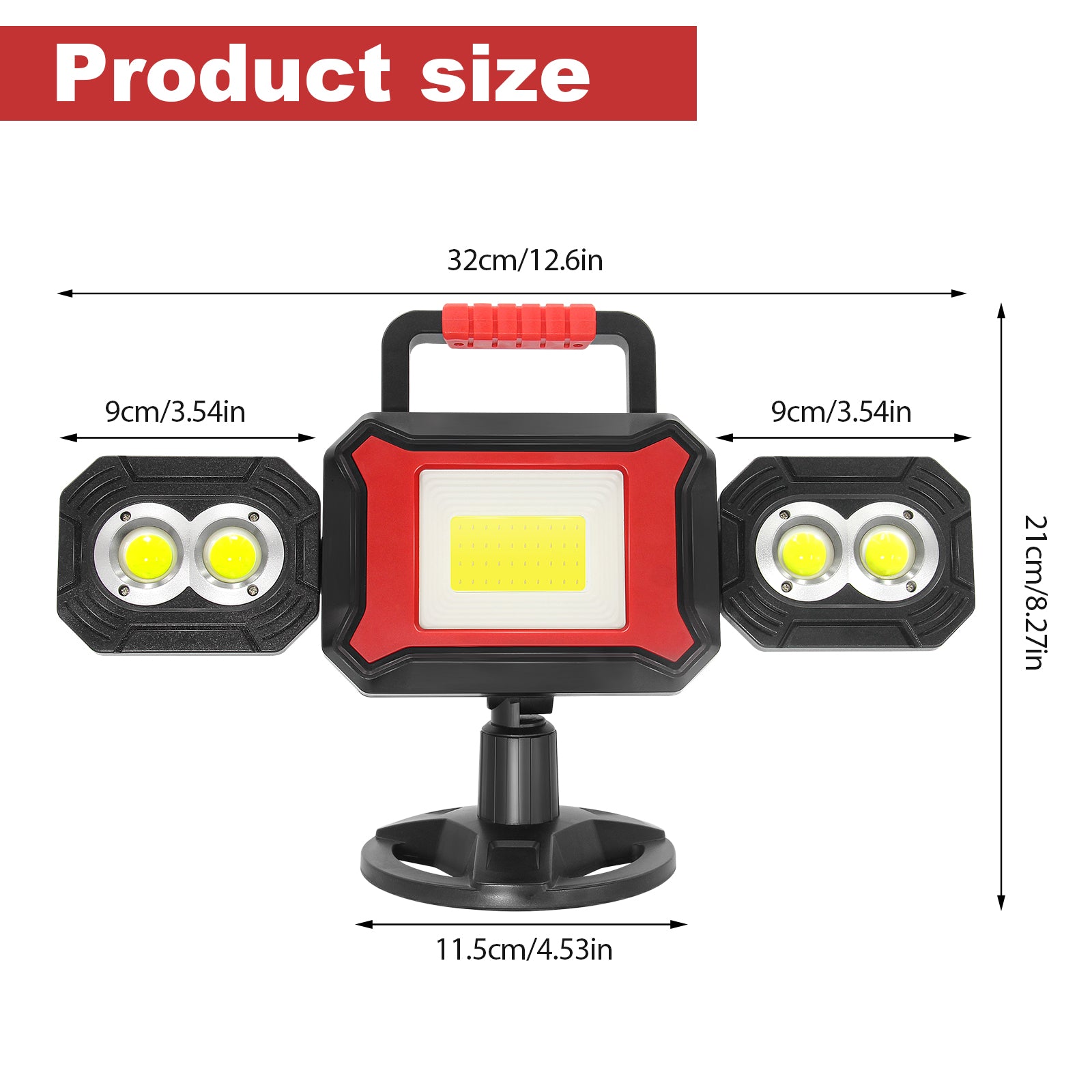 30W LED Work Light with Rechargeable Battery