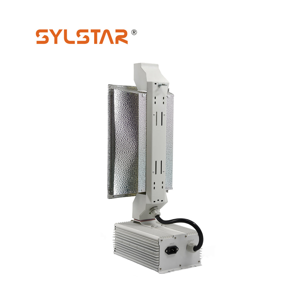 Sylstar 630W Ceramic Metal Halide CMH/CDM Grow Light Kit, ETL Listed, High-Reflectivity Aluminum Hood, 120-240V Ballast, Full-Spectrum CMH Hydroponic Grow Light and Suspension System