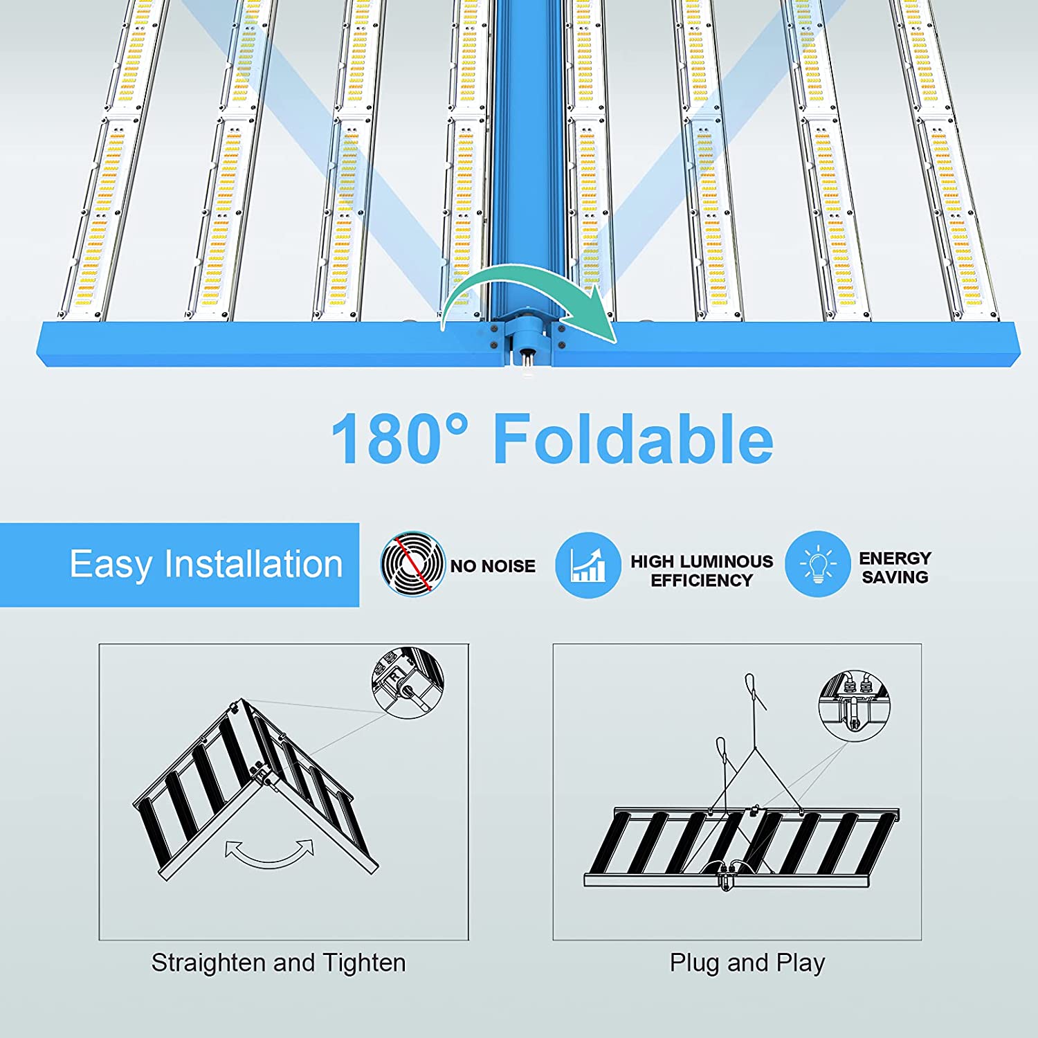 Quickstar 8000 800W LED Grow Light with Samsung Diodes