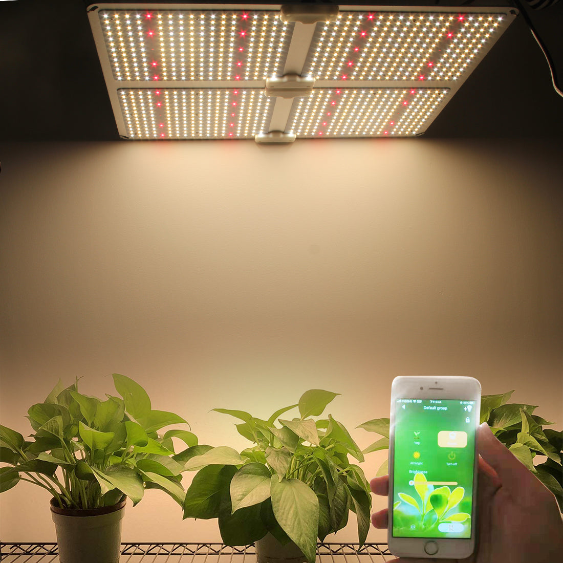 Smart Led Grow Light, GL4000s/450W for Indoor Plants, with Dimmable,Gr 